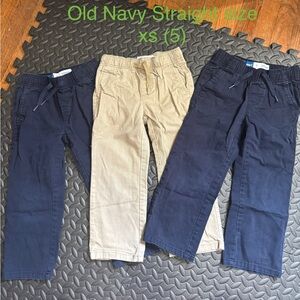 Old Navy Kids' Straight-Leg Pants - Navy and khaki